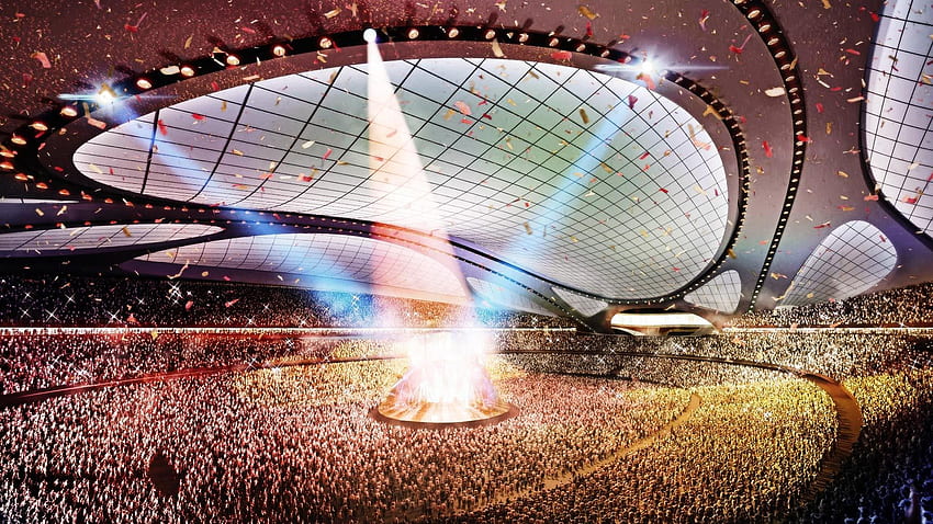 National Olympic Stadium - Interior HD wallpaper
