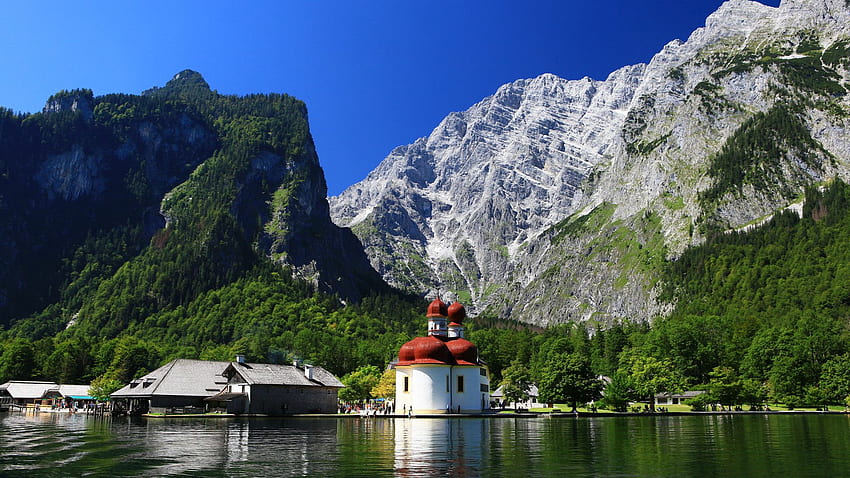 watzmann, bayerische alpen, deutschland, bartholomäus HD-Hintergrundbild