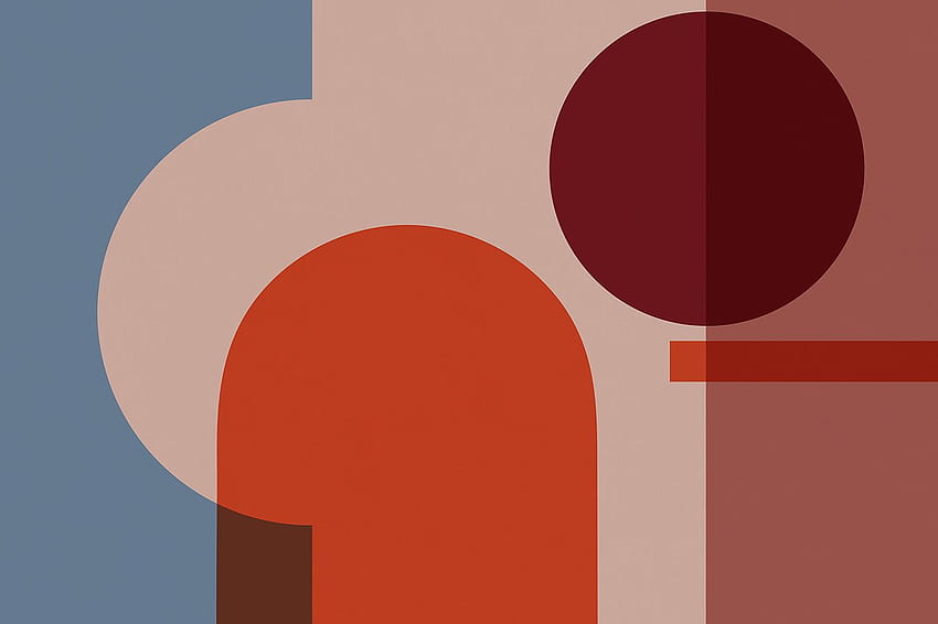 Bauhaus ke Rumah Anda. Mural geometris, Geometris Wallpaper HD