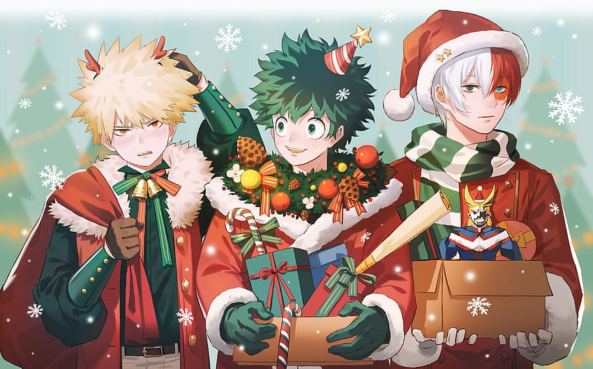 1179x2556px, 1080P Free download | Christmas, Katsuki Bakugou, Gift ...