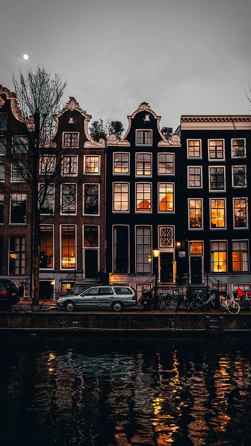 iPhone z Amsterdamu — kochasz Amsterdam? Następnie upewnij się, że Tapeta na telefon HD