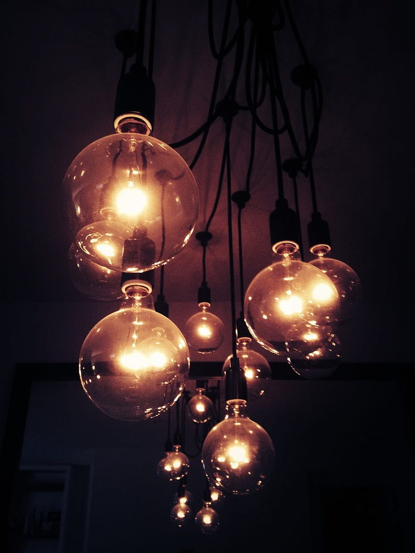 Lampu cantik ini untuk ruang makan saya. Pencahayaan romantis, Cahaya Indah wallpaper ponsel HD