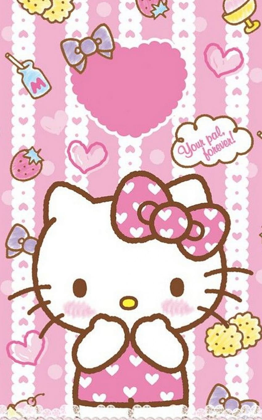 Pink Hello Kitty Wallpapers  Top Free Pink Hello Kitty Backgrounds   WallpaperAccess
