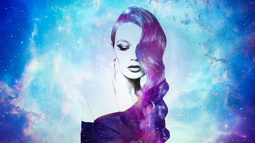 Girl, Space, manipulation, Galaxy - Galaxy Girl HD wallpaper