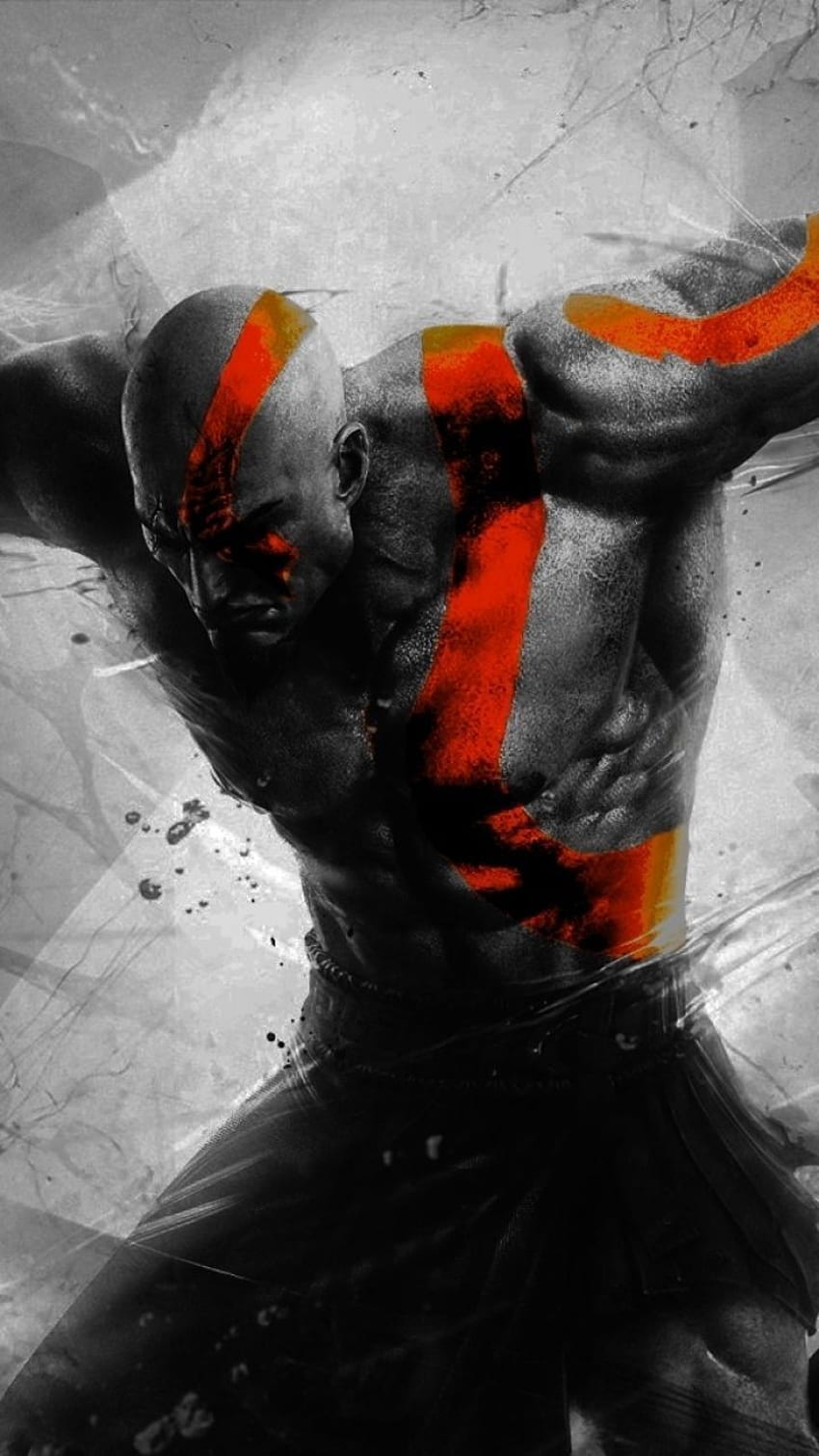 : ไอโฟน Kratos God Of War 4 วอลล์เปเปอร์โทรศัพท์ HD