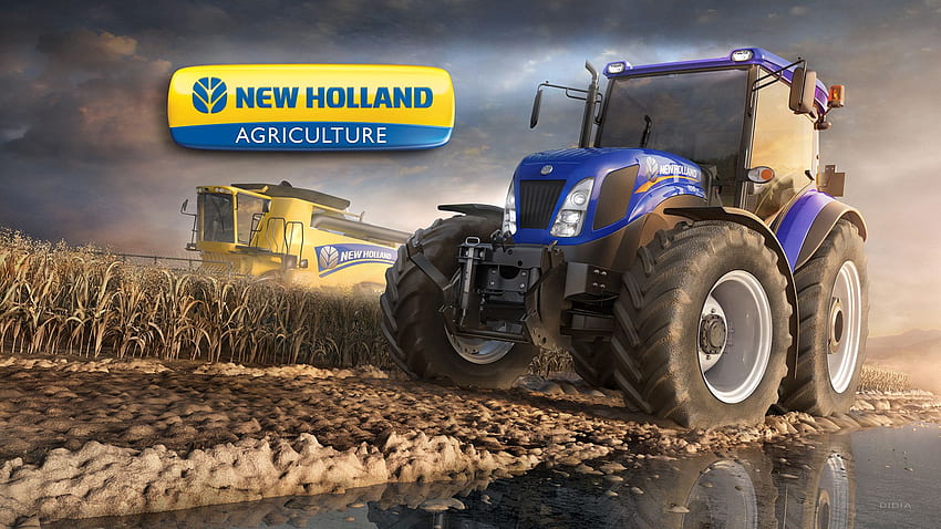 New Holland, трактор New Holland HD тапет