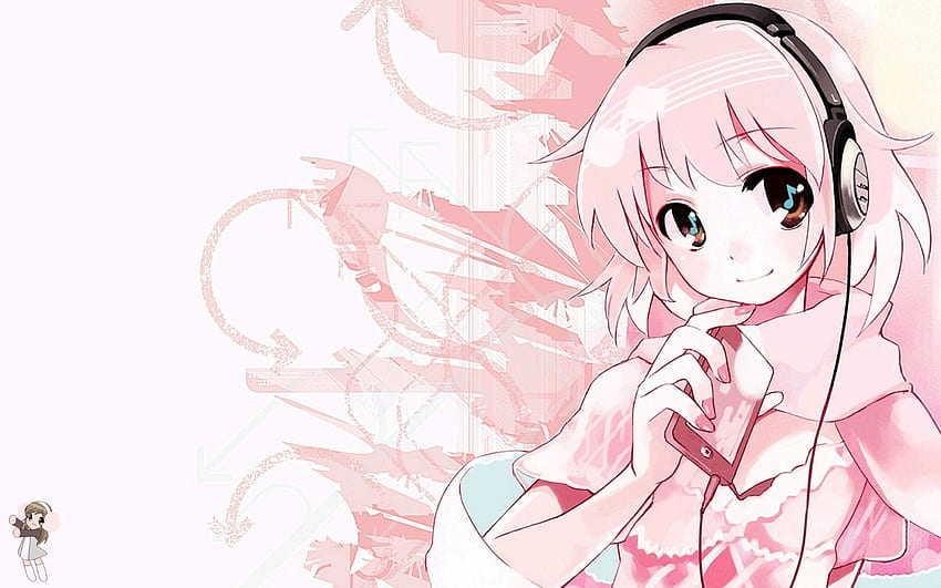 Anime Music, Listening to Music HD wallpaper