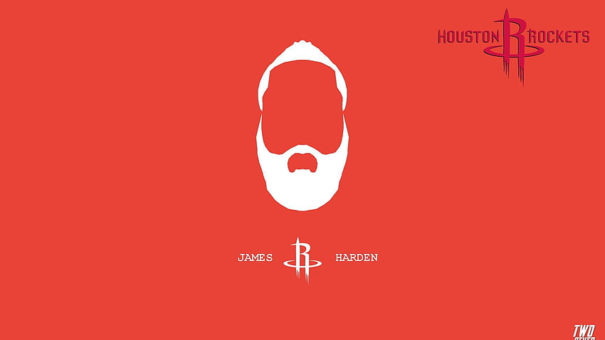 James Harden Fear The, Bart-Logo HD-Hintergrundbild