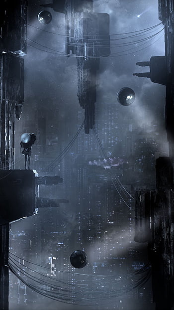 Sci Fi Cyberpunk HD Wallpaper by saxonzs