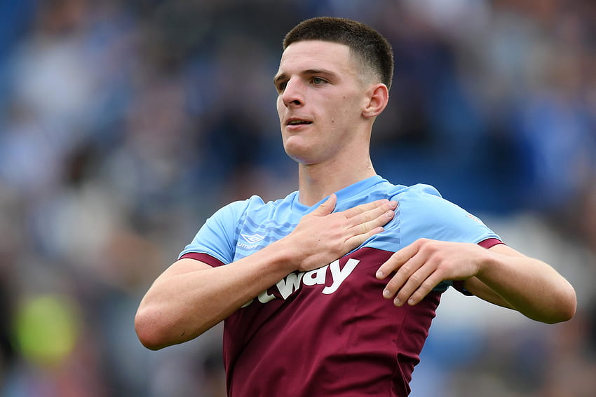 Declan Rice continuing the lost art of the old school CDM for West Ham HD wallpaper