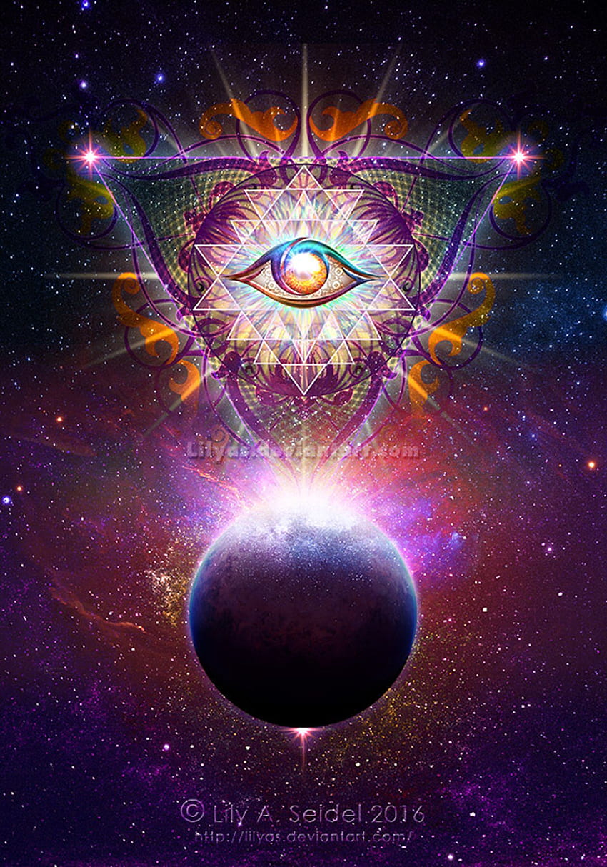 Kunst der Heiligen Geometrie, Spirituelles Bewusstsein HD-Handy-Hintergrundbild