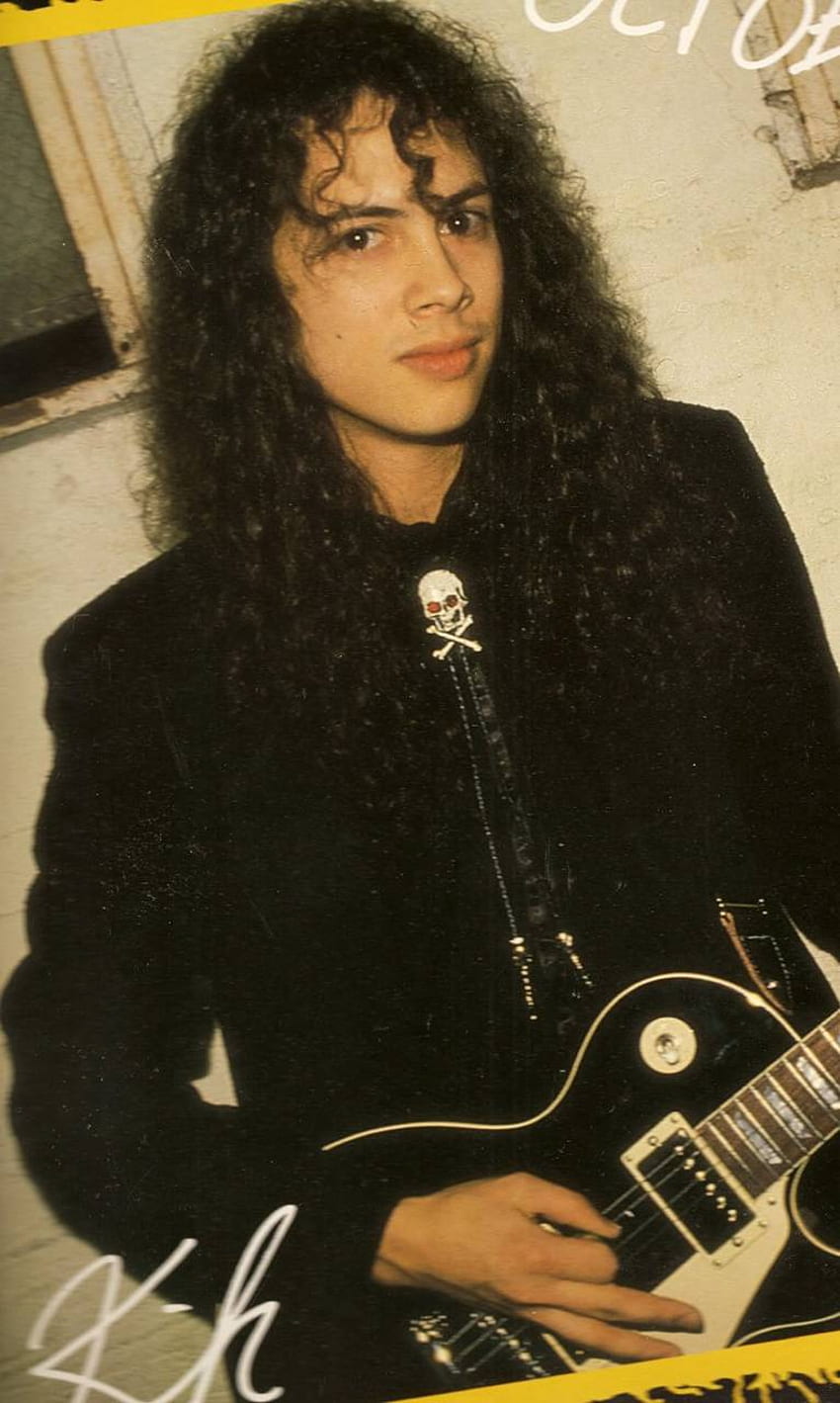 Kirk Hammett fondo de pantalla del teléfono