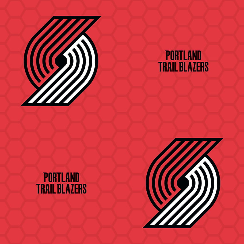 Portland Trail Blazers: wzór logo (czerwony) — oficjalnie licencjonowany, zdejmowany. Pionierskie buty Portland, logo Boston Celtics, blazery Trail Tapeta na telefon HD