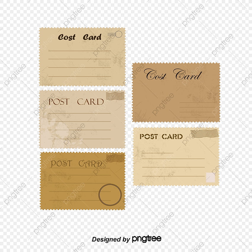 Vintage Postcards, Postcard, Retro Material, Yellowed Postcard PNG Transparent Clipart and PSD File for, Old Postcard HD phone wallpaper