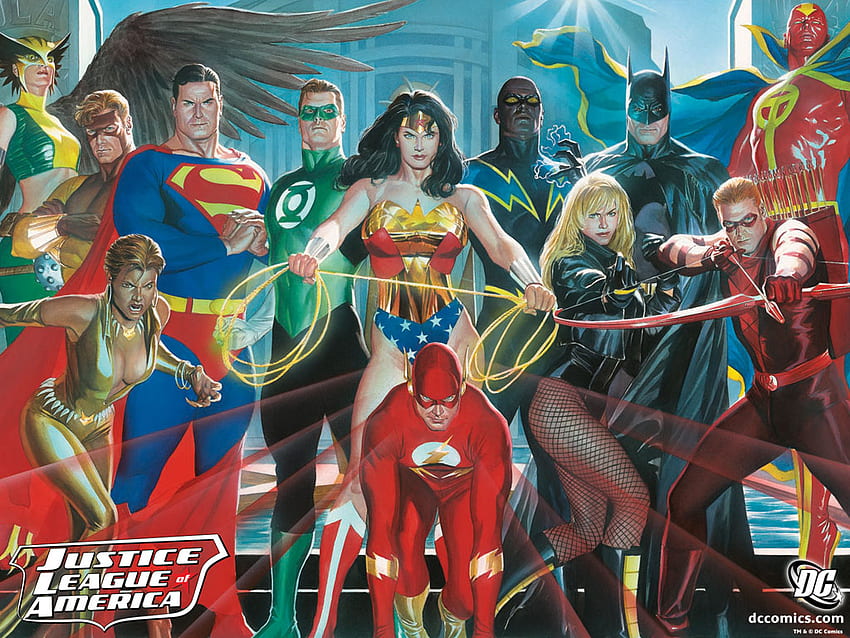 Justice League of America - Comic Art Community GALLERIA DEL FUMETTO Sfondo HD