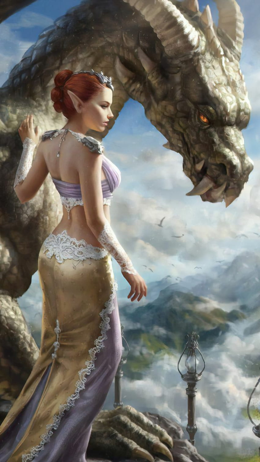 Legend Of The Cryptids Dragon Queen HD phone wallpaper