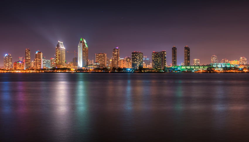 San Diego Skyline Geniş Ekran . Yemek Tarifleri HD duvar kağıdı