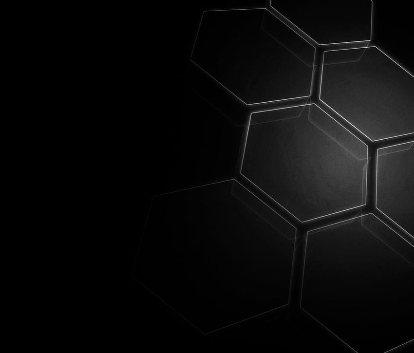 White Honeycomb Background Black Honeycomb - Darkness - - HD wallpaper