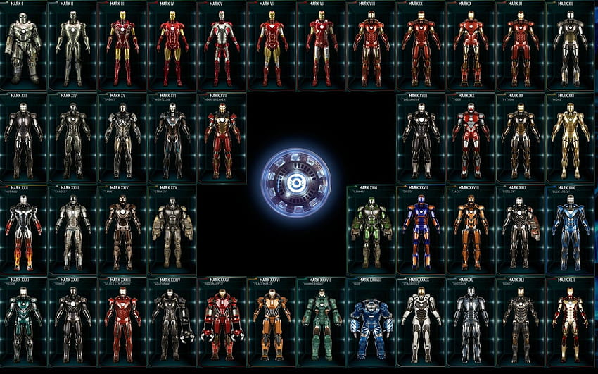 All Iron Man Suit HD wallpaper