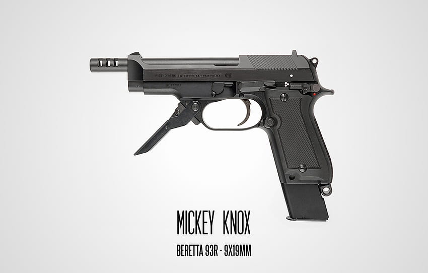Assassinos natos, Beretta, Mickey Knox, Assassinos natos, Mickey Knox, Beretta 93R para , seção оружие papel de parede HD