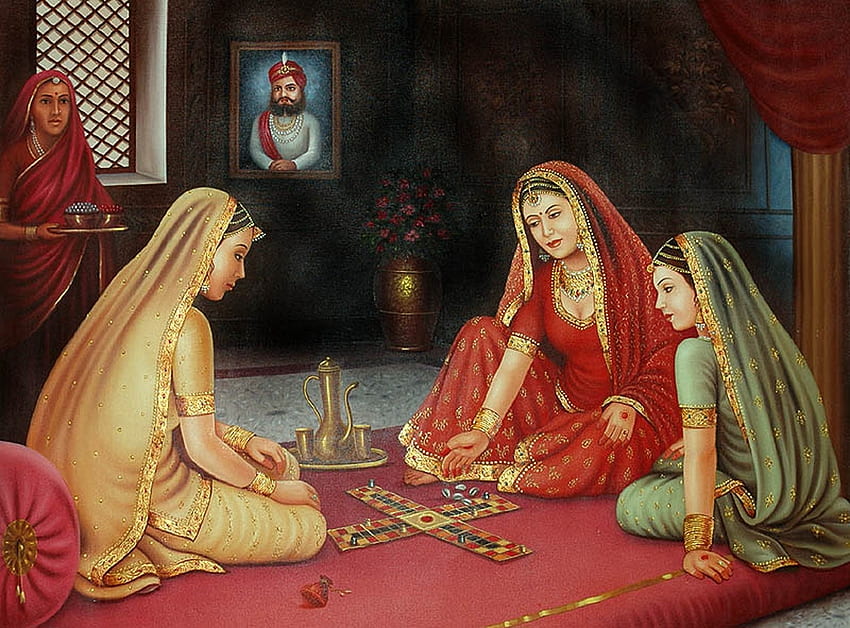 Lukisan India, seni, lukisan Wallpaper HD