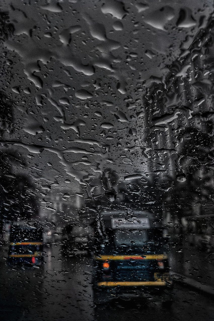 Amor por las gotas de lluvia. fondo de pantalla del teléfono