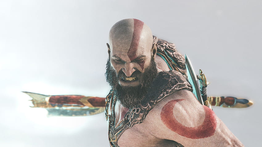 Kratos God Of War 2018, Juegos, , , Antecedentes y God of War fondo de pantalla
