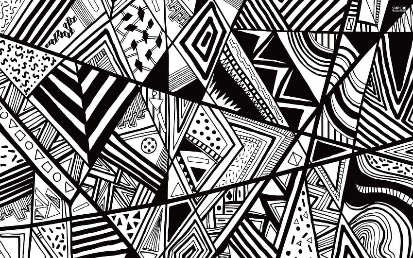 Black and White Blank Background. Black, Black and White Pattern HD wallpaper