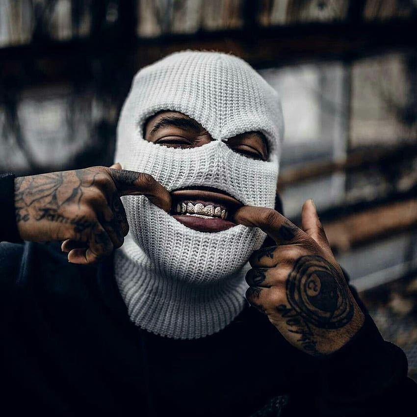 Estética de máscara de esqui gangster, Gangster Gang Papel de parede de celular HD