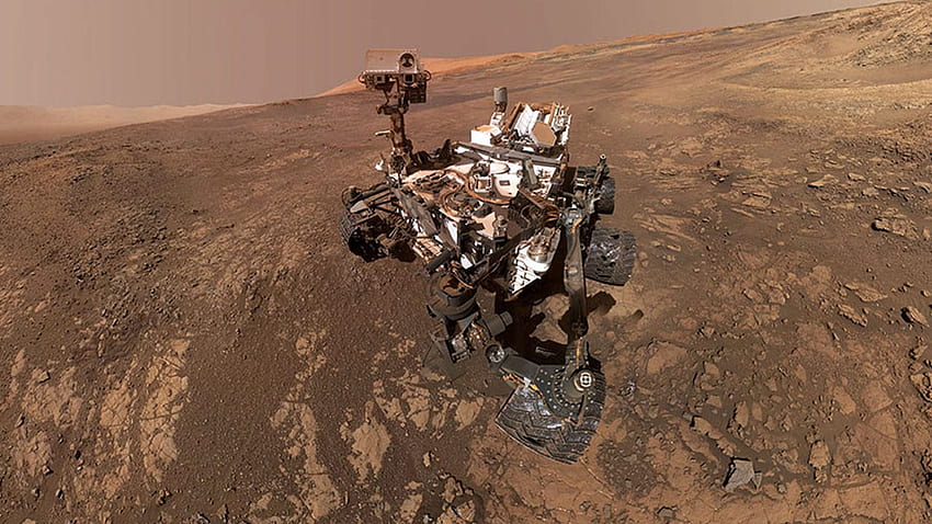 Łazik NASA Mars Curiosity klika Ziemię i Wenus na nocnym niebie czerwonej planety – Technology News, Firstpost Tapeta HD