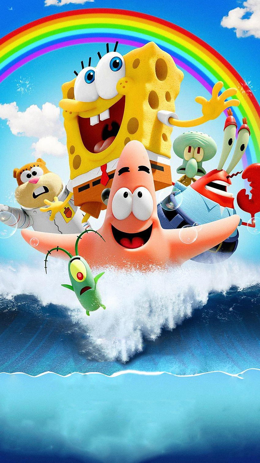 The SpongeBob Movie: Sponge Out of Water (2015) Phone HD phone wallpaper