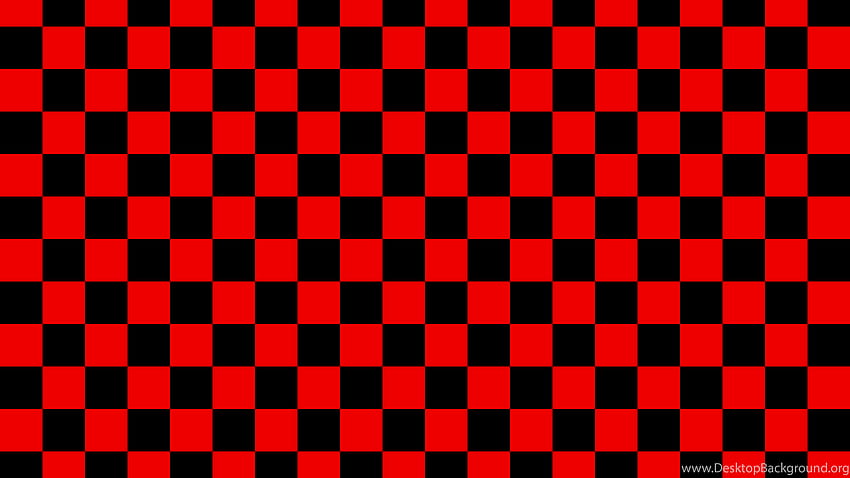 della zona della scacchiera, a scacchi neri e rossi Sfondo HD