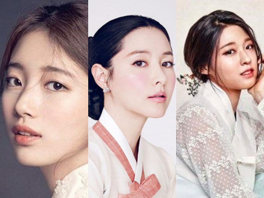 Os coreanos votam no melhor representante do modelo Hanbok, Lee Young Ae papel de parede HD