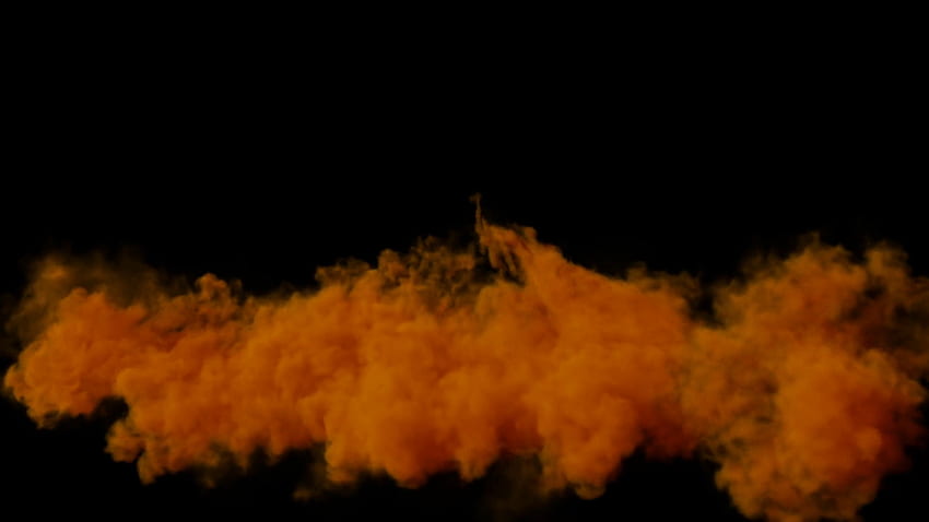 : Orange Smoke - Abstrak, Gerak, Putih - Wallpaper HD