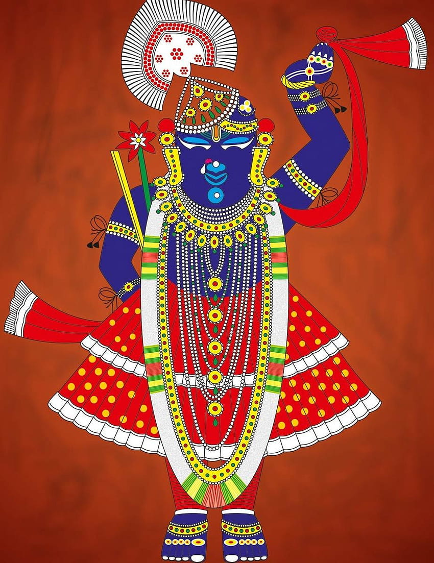Shrinathji: La forma infantil del Señor Krishna fondo de pantalla del teléfono