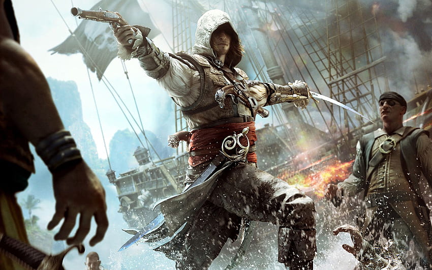 Concorso: parla come un pirata per vincere una copia di Assassin's Creed IV: Black Flag per PS4 o Xbox One Sfondo HD