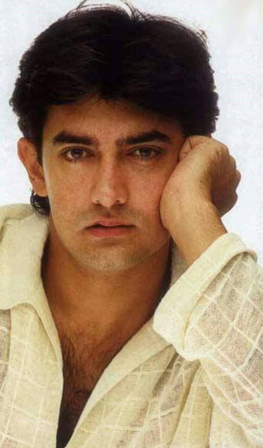 Aamir Khan. Aamir khan, Salman khan, attori di Bollywood, Aamir Khan 1990 Sfondo del telefono HD