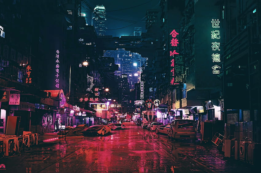 Cyberpunk Futuristic City Science Fiction Concept Art, City Pixel Art HD wallpaper