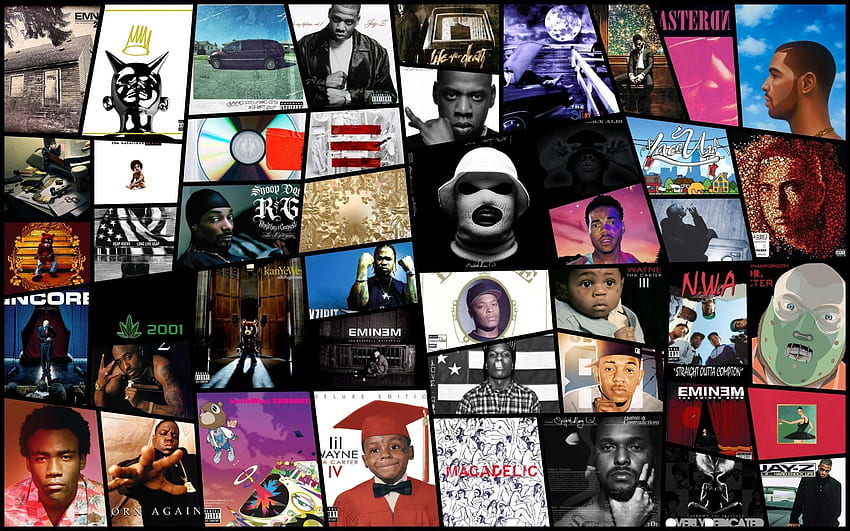 Rap estetico, copertine di album hip hop Sfondo HD