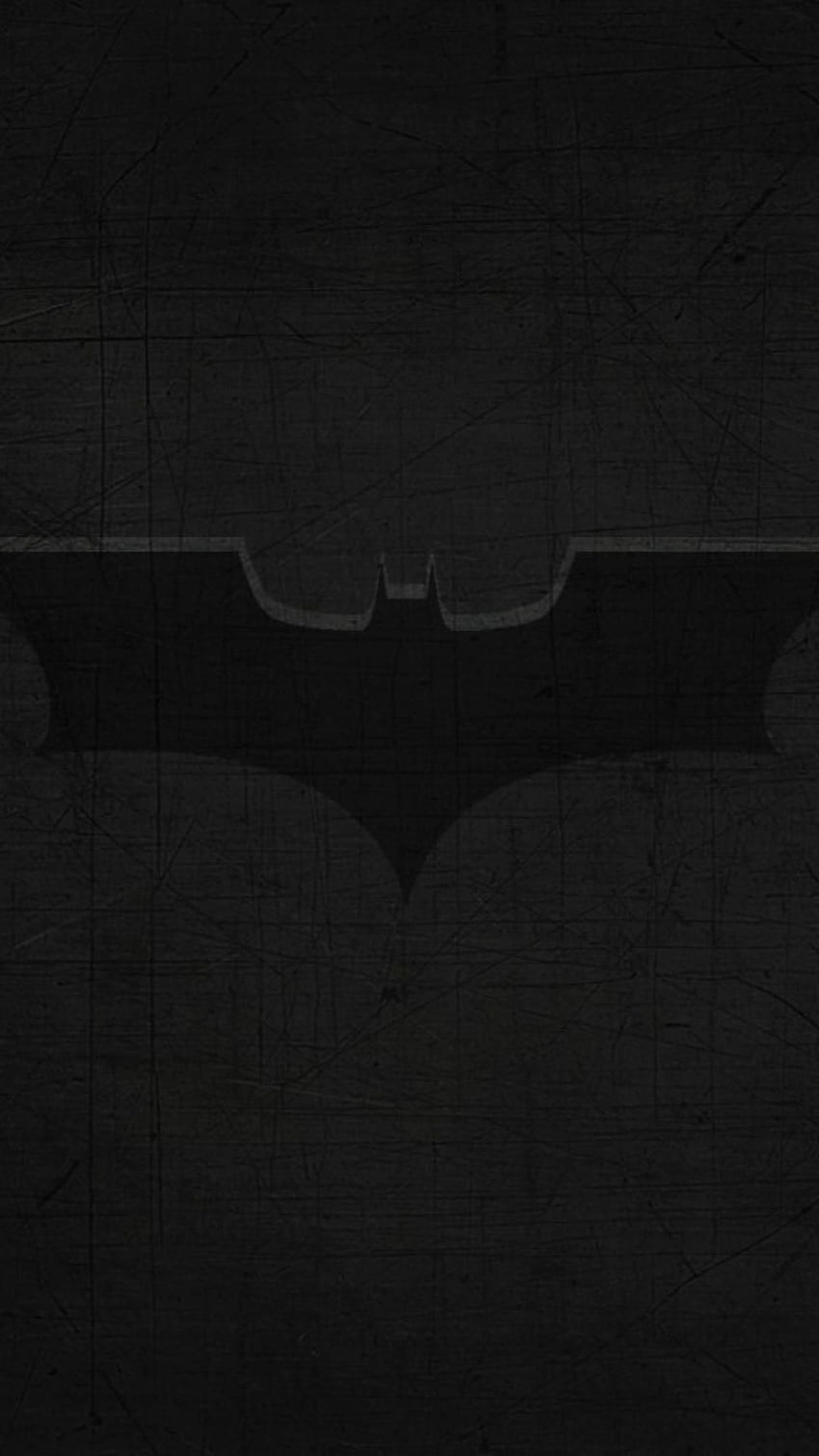 배트맨 로고 블랙 HD 전화 배경 화면