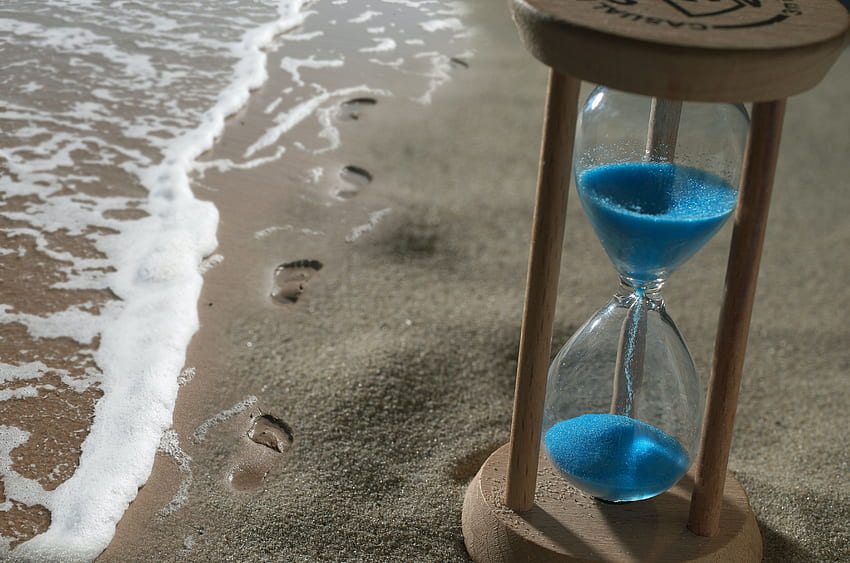 Clessidra di sabbia, orologio di sabbia Sfondo HD