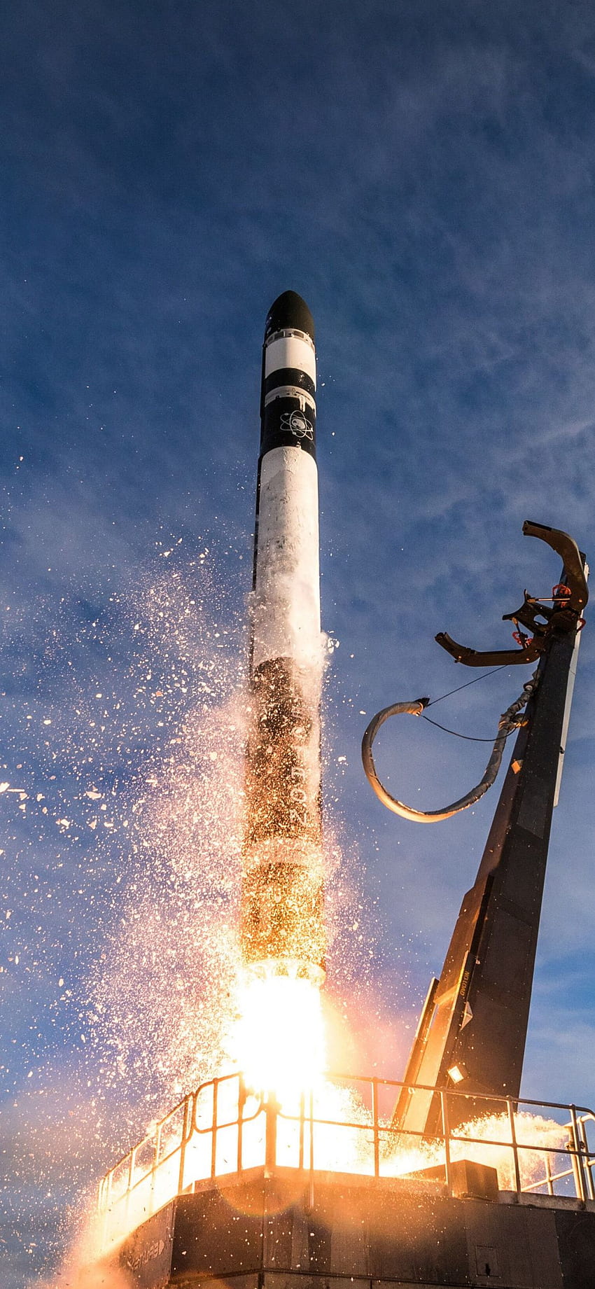 Peluncuran Roket, Asap, Langit, Awan, - Peluncuran ke-8 Lab Roket -, Kapal Roket wallpaper ponsel HD