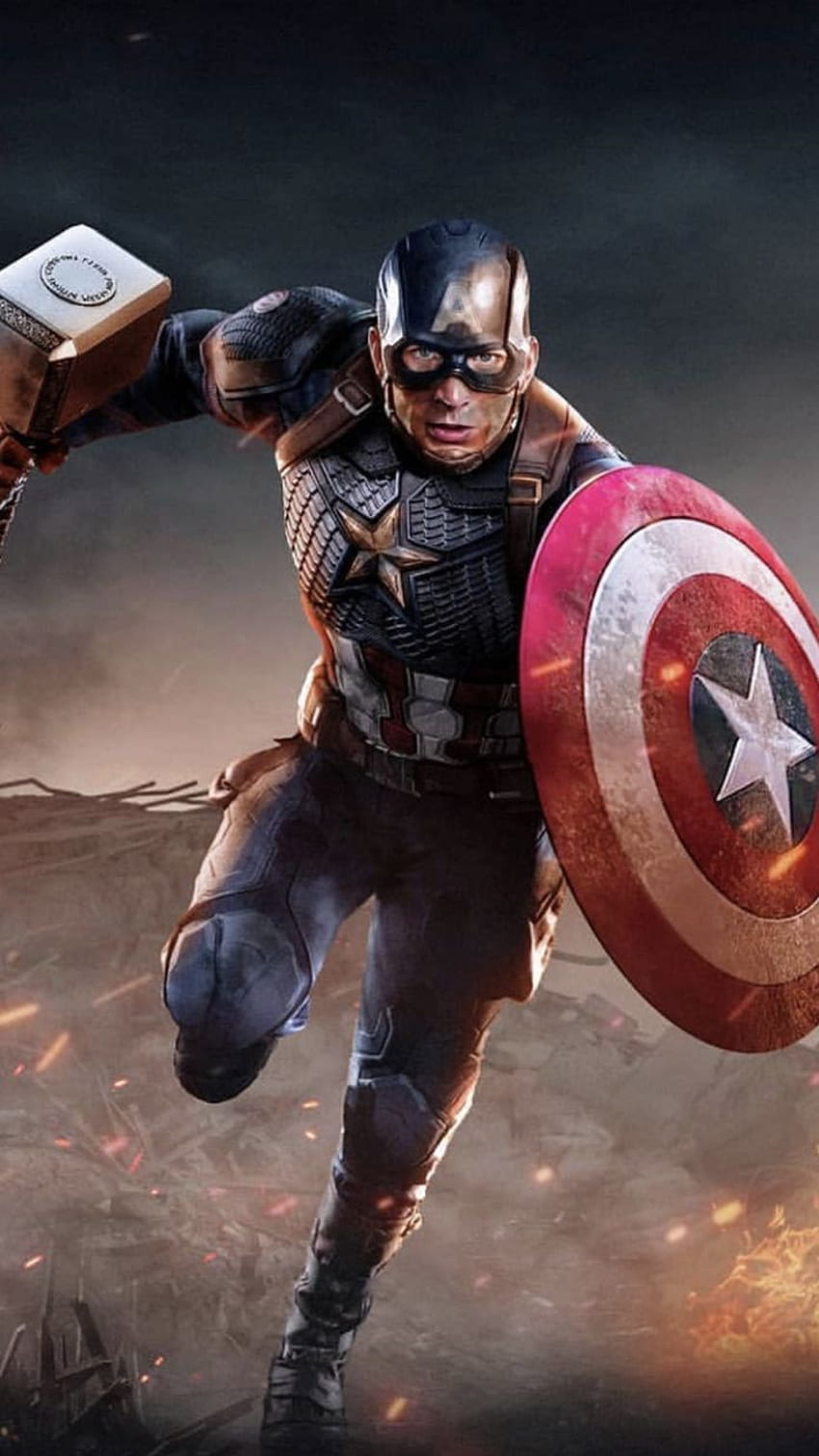 Portrait Captain America Full HD phone wallpaper | Pxfuel