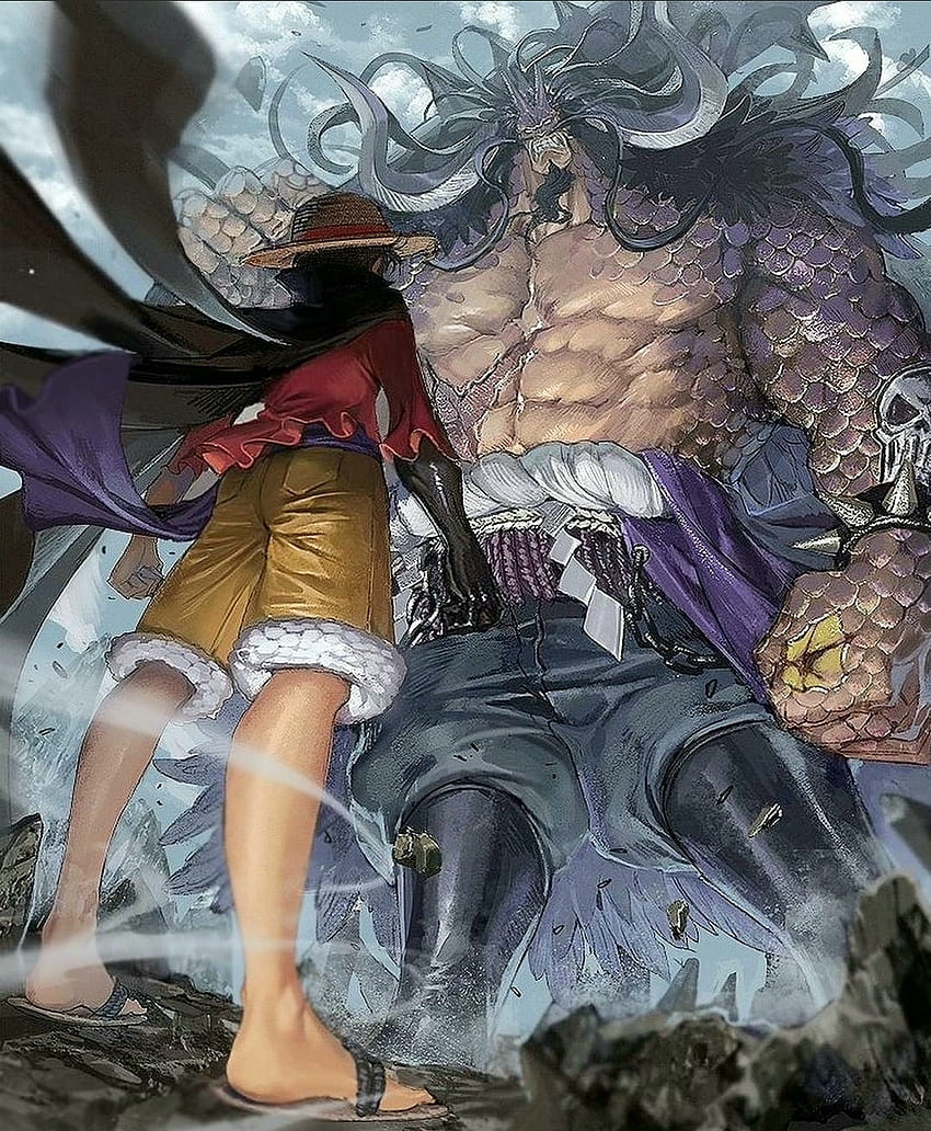 3840x2160px, 4K Free download | Luffy VS Kaido, art, OnePiece, anime HD