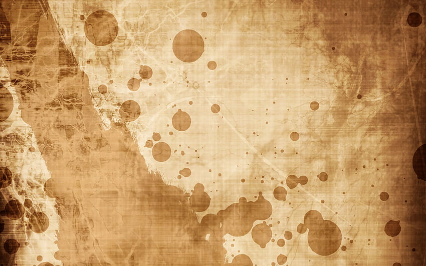 old paper texture, blots, paper background HD wallpaper