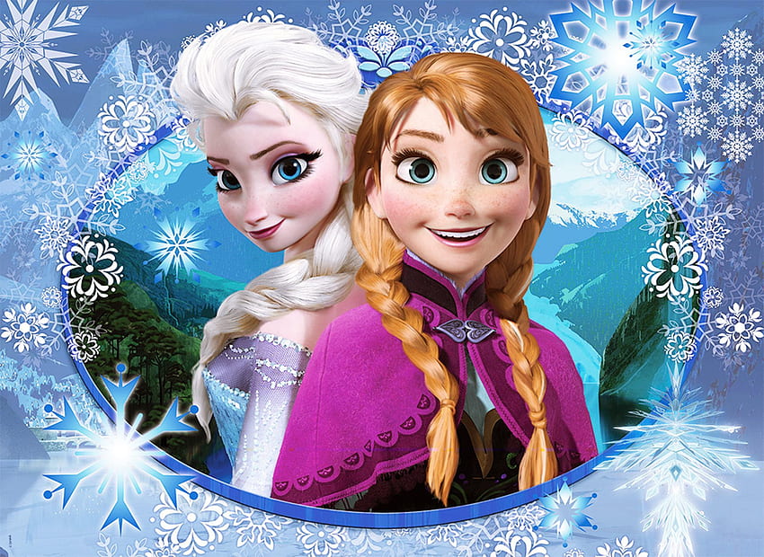 Fond d'Elsa et Anna, Anna et Elsa congelés Fond d'écran HD