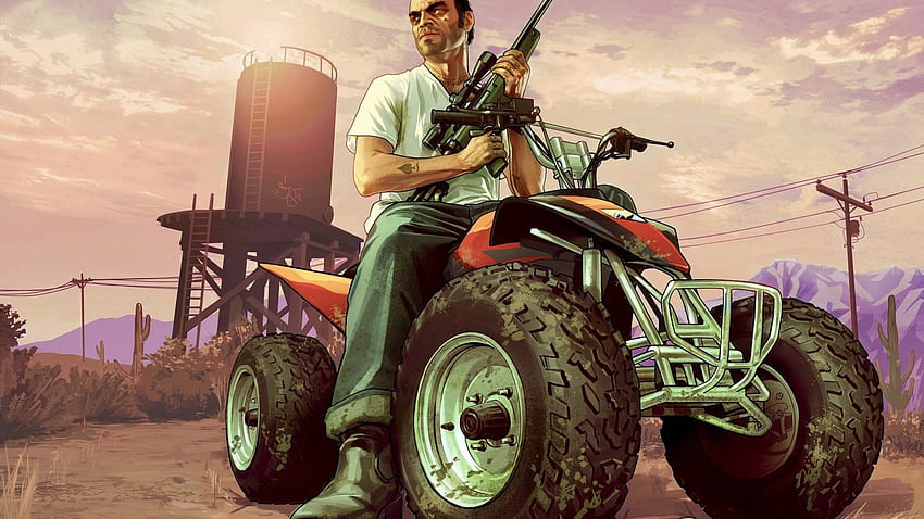 Pourquoi Grand Theft Auto 5 est toujours capable de planter Epic Games, GTA Five Fond d'écran HD