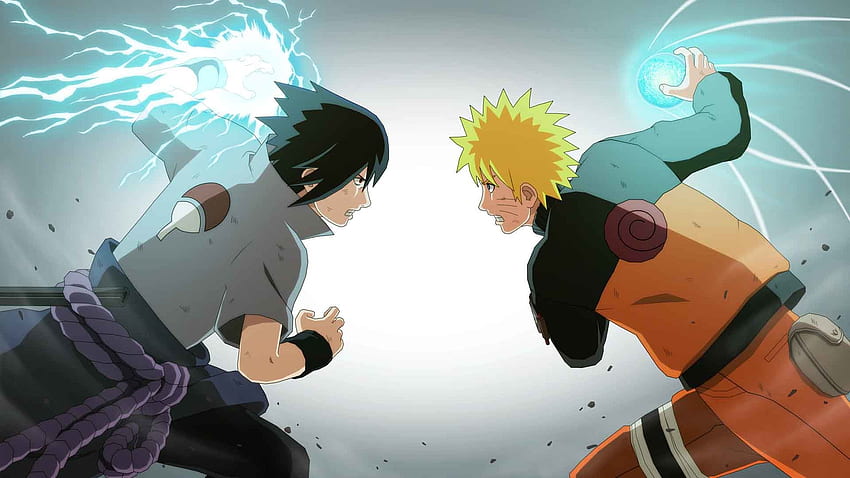 La última batalla de Naruto y Sasuke, la batalla épica de Naruto fondo de pantalla