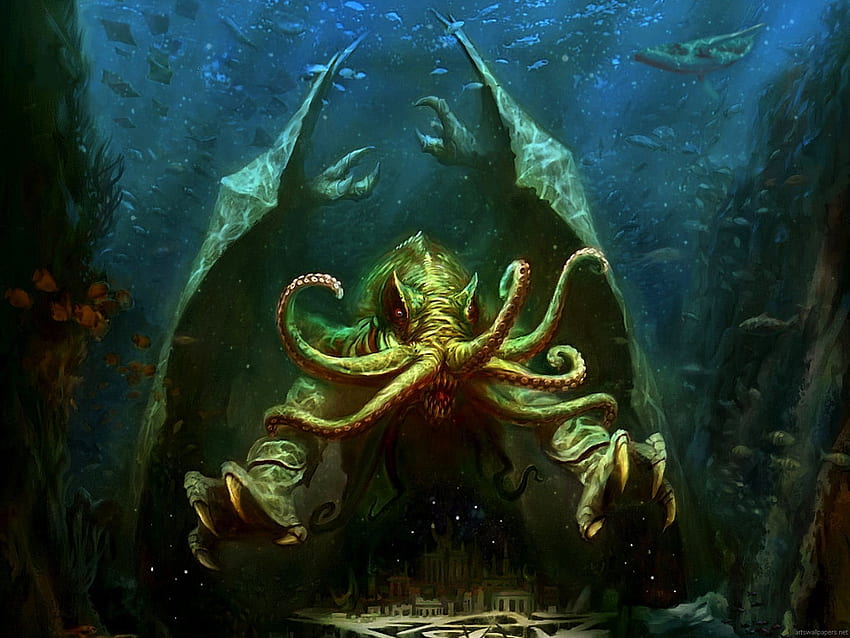 Cthulhu Computer , Background, The Ancient One HD wallpaper