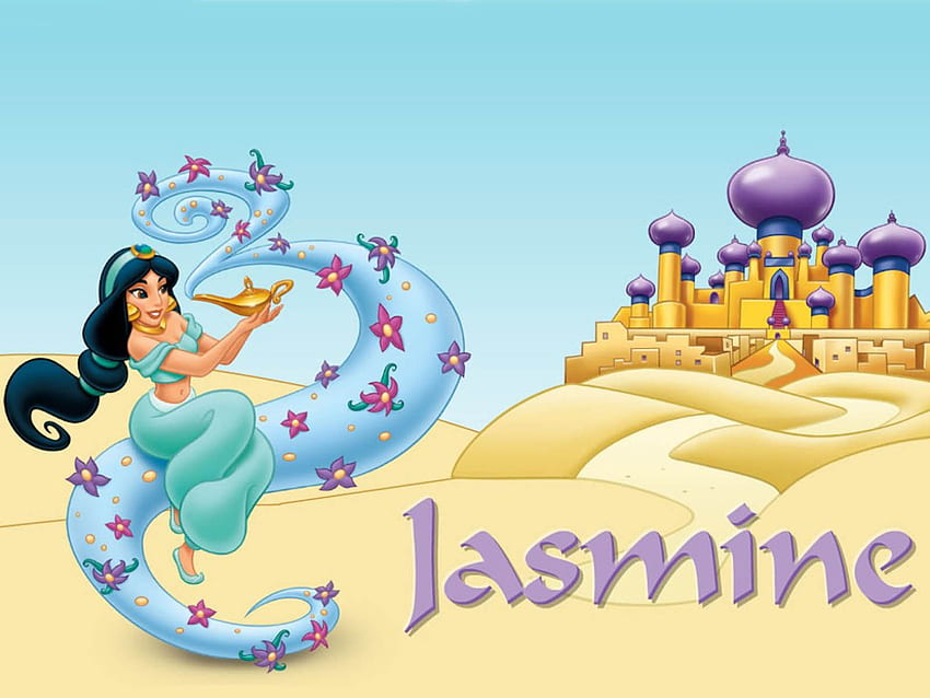 ผ้าใบกันน้ำ Princess Jasmine Aladdin - - - เคล็ดลับ วอลล์เปเปอร์ HD